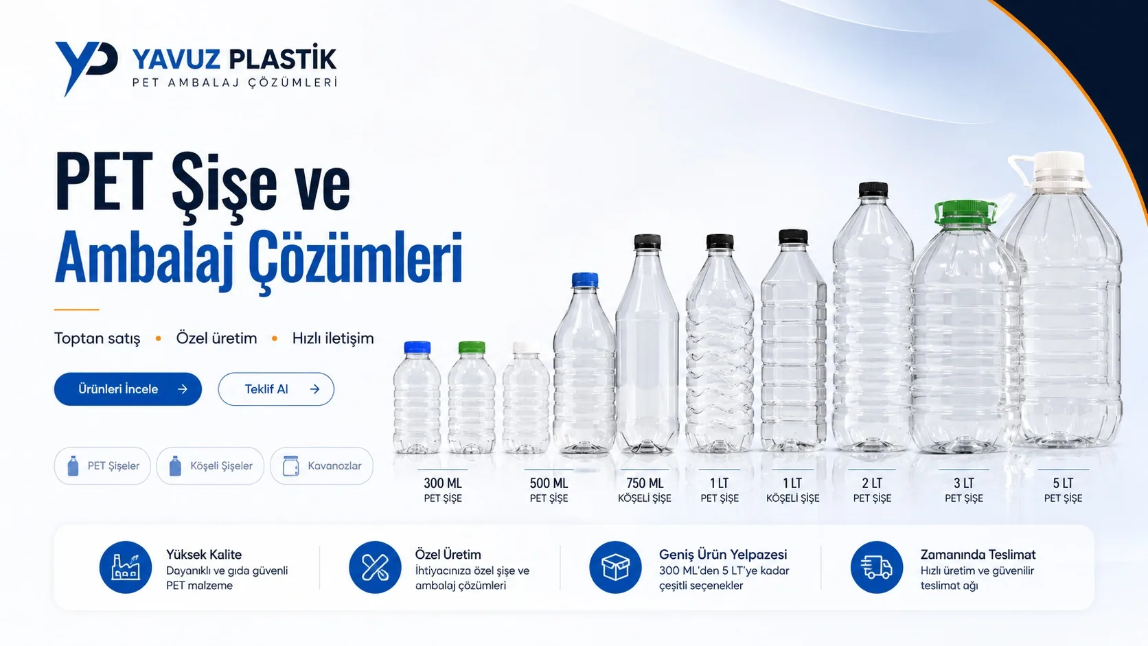 Yavuz Plastik PET ambalaj çözümleri