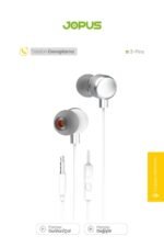 Jopus JO-K66 Buffo Universal 3.5mm Mikrofonlu Kulaklik Beyaz renk