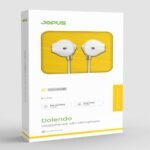 Jopus JO-K68 Dolendo Universal 3.5mm Mikrofonlu Kulaklik(BEYAZ-GÜMÜŞ) - Görsel 3