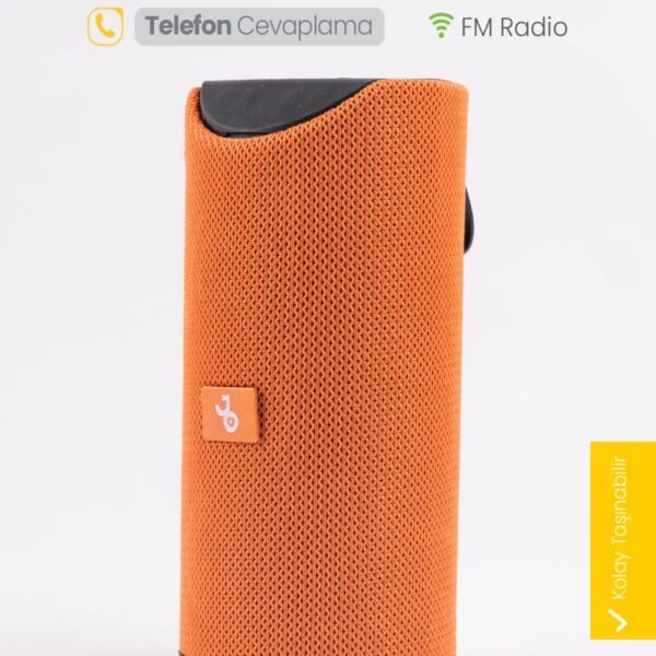 Jopus Leda Radyolu Bluetooth Hoparlör Turuncu Renk