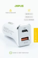 Jopus Universal Type C JO-A7 Troff PD 3.0 20W USB / PD Araç Sarji