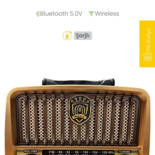 Jopus Morrina III Bluetoothlu Radyolu Bluetooth Hoparlör