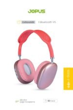 Jopus Acustica Mikrofonlu Bluetooth Kulaklık Kırmızı Renk