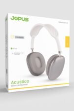 Jopus Acustica Mikrofonlu Bluetooth Kulaklık Gümüş Renk - Görsel 3