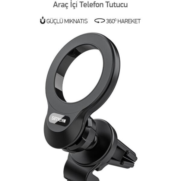 Simex ST-207 Circulo Magsafe Petege Takmali Miknatisli Telefon Tutucu