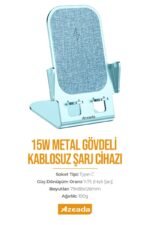 Azeada PD-W18 Wireless Magsafe 15 Watt Sarj Cihazi - Görsel 6