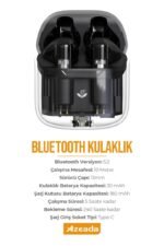 Azeada PD-BT117 TWS Bluetooth Kulaklık Siyah Renk