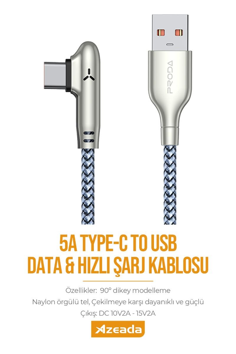 059596_5.jpg Azeada Type C PD-B62a Data Kablosu - Görsel 1