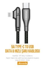 Azeada Type C to Type C PD-B63a Data Kablosu
