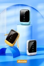 Azeada AZ-P01 22,5W 10000mAh Power Bank Dahili Kablolu - Görsel 3