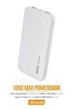 Azeada PD-P107 5V-2A 10000mAh Power Bank - Görsel 5