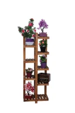 Wooden City , Bitki Rafı, Ev Düzenleyici, Teşhir Rafı, Eve Taşınma Hediyesi, Saksı Rafı, Çiçek Rafı