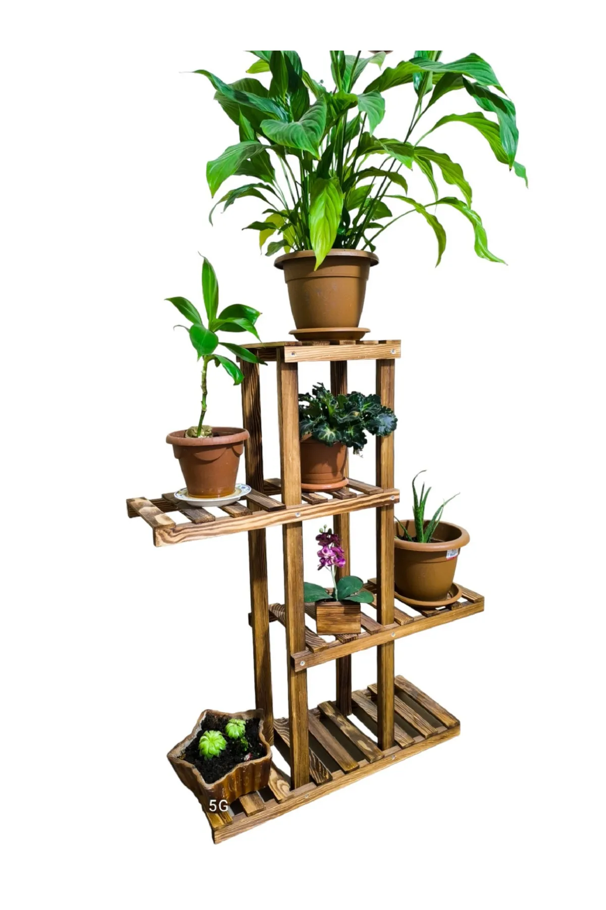 1_org_zoom-15.webp Wooden City Ahşap Çiçeklik Saksılık Çiçek Koyma Standı Dekoratif Saksı Standı - Görsel 1