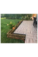 Wooden City Ahşap Bahçe Çiti 120x30 Cm Ahşap Çit