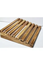 Wooden City Masa Altı Ayaklık Ahşap Ayak Yükseltici Ayak Standı Masa Doğal Ahşap Ayaklıık Eskitme - Görsel 2