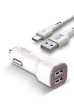 Mytell Universal Type C MY-A5 2IN1 2 USB'li 2100 mAh Araç Sarji - Görsel 6