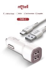 Mytell Universal Type C MY-A5 2IN1 2 USB'li 2100 mAh Araç Sarji