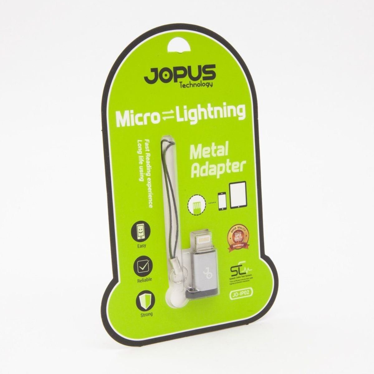 36382_1-1.jpg Jopus JO-IP02 iPhone Çevirici Adaptör Micro'dan iPhone 7 Sarj Çevirici Aparat - Görsel 1