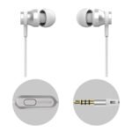 Simex Simex SPD-04 Bombastic Universal 3,5 Mikrofonlu Kulaklık Gri-Beyaz Renk - Görsel 2