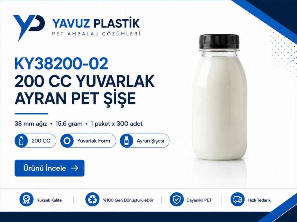 200 cc Yuvarlak Baharat ve Kuruyemiş Kavanozu 63 mm