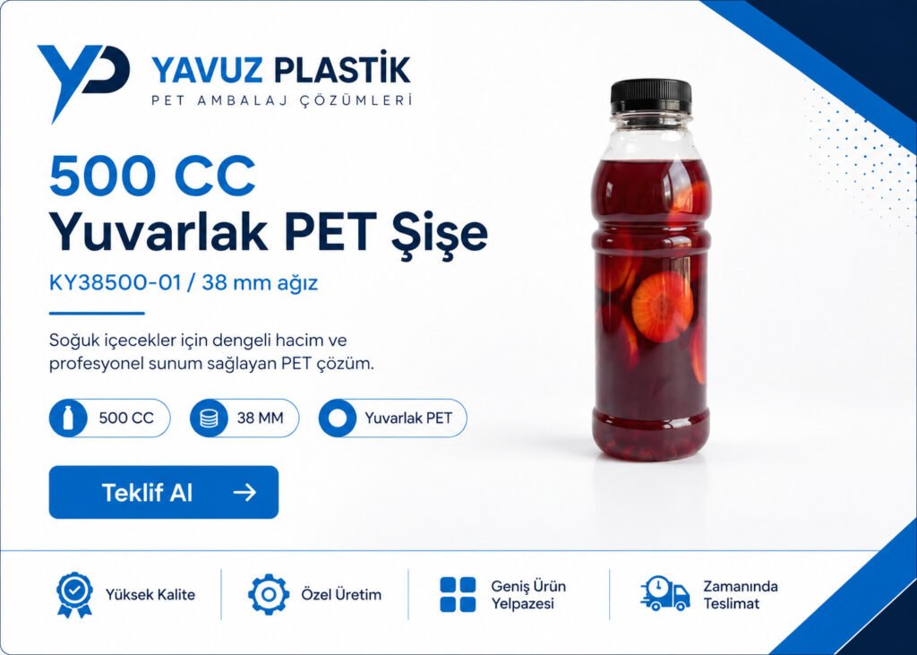 500 cc Yuvarlak Baharat ve Kuruyemiş Kavanozu 63 mm