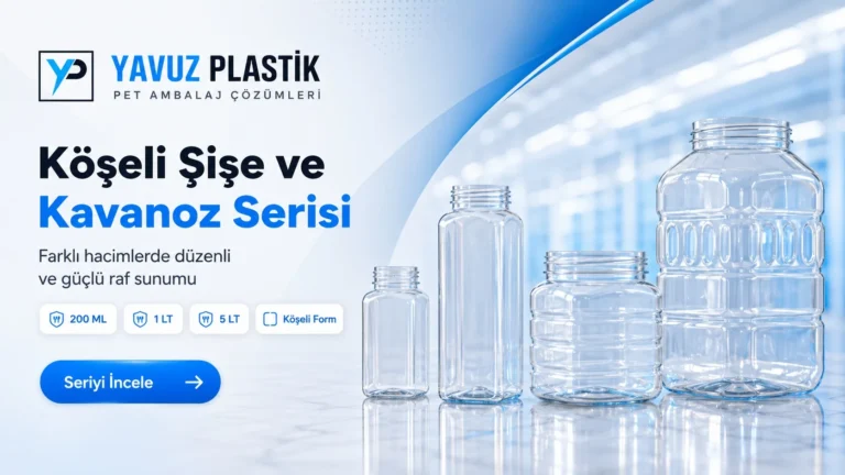 Köşeli Şişe ve Kavanoz Serisi